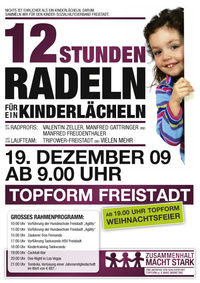 12 Stunden Radeln für ein Kinderlächeln