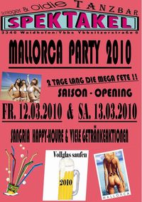 1. Mallorca Party - Saison Opening