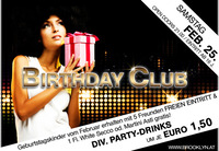 Birthday Club mit DJ Lipps