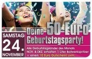 Deine 50 Euro Geburtstagsparty
